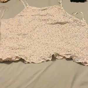 Top flower blue large